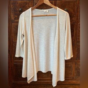 Girls Mudd Cream 3/4 Sleeve Cardigan